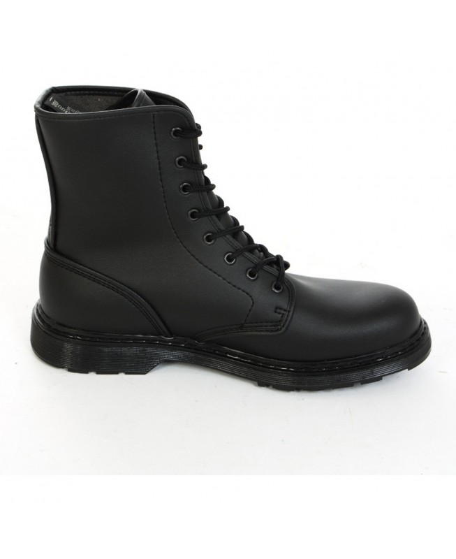 easy 3 Loch monochrom Black on Black Schwarz Schuhe Made in EU Boots & Braces 