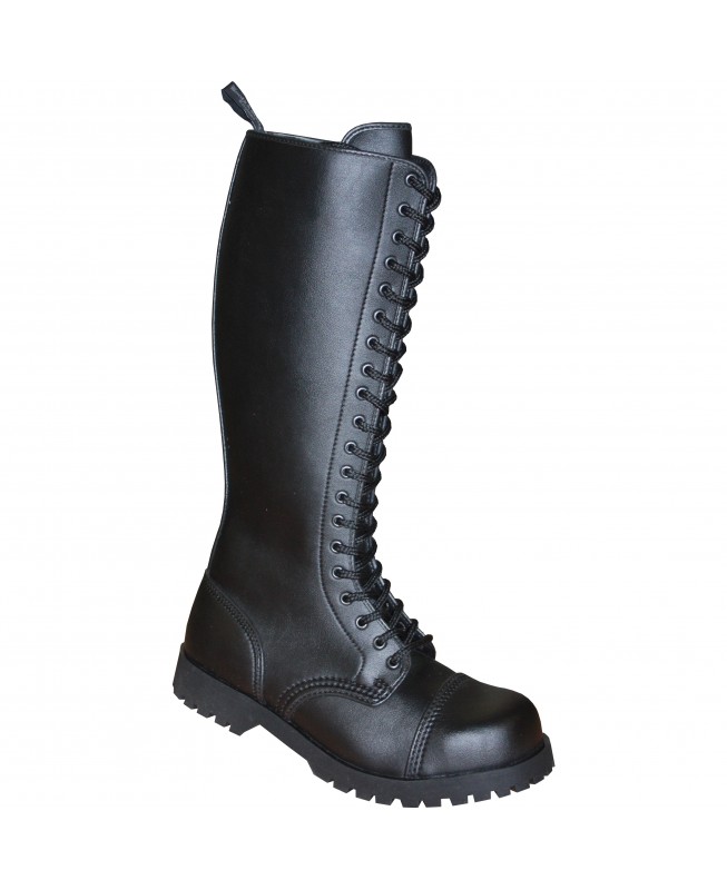 Boots & Braces 30 Loch Stiefel Rangers Schwarz